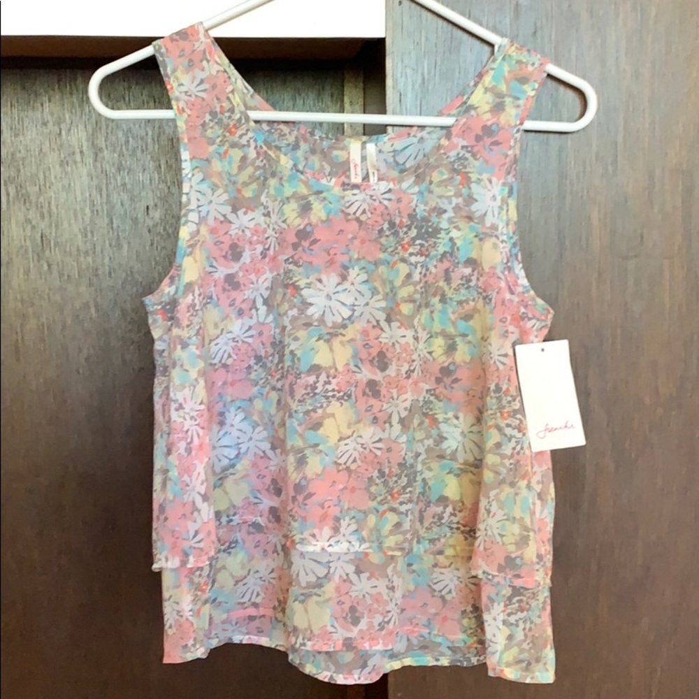 NWT Floral Nordstrom tank